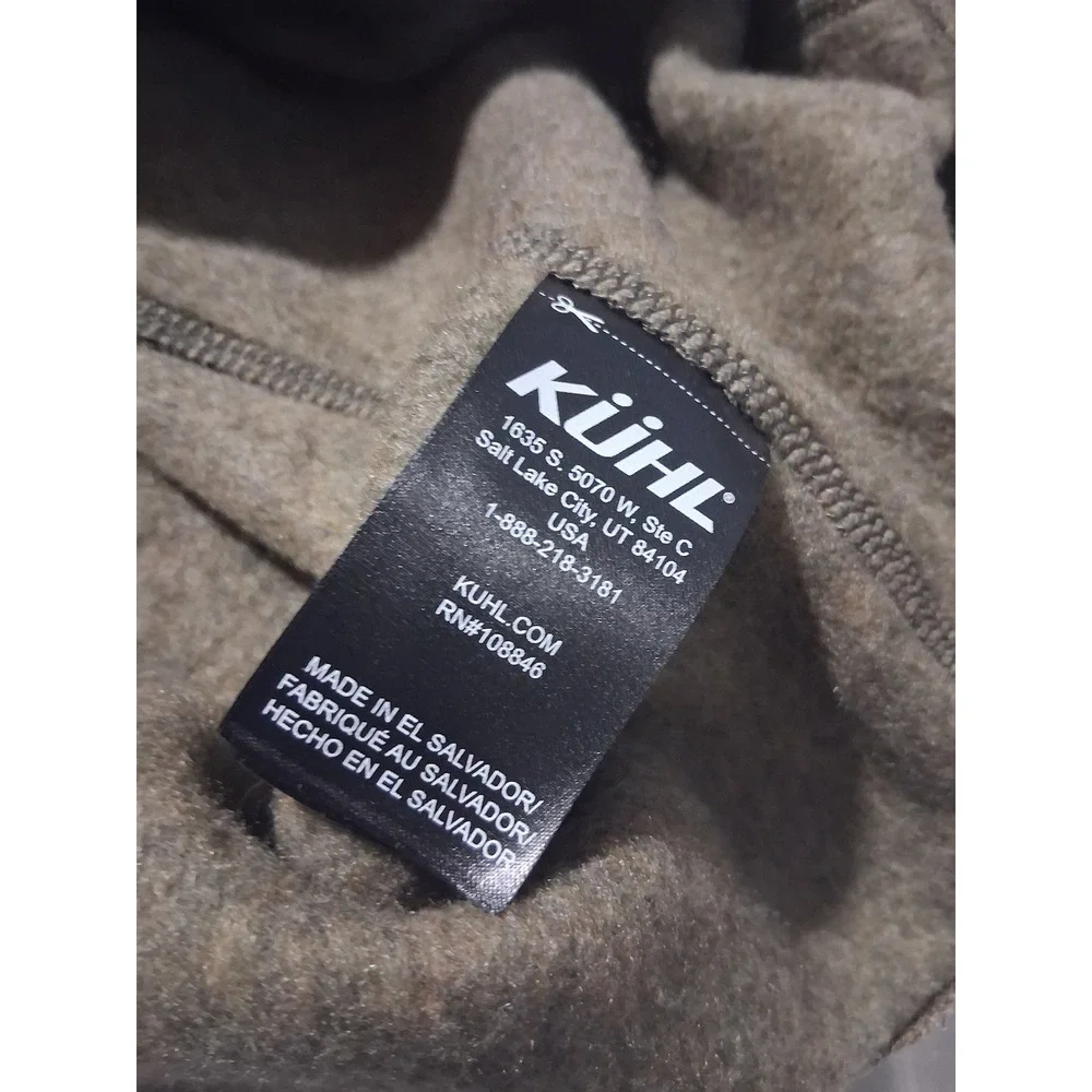 KUHL Revel Quarter-Zip Mens size Medium Gorpcore Fleece Outdoors Hiking Sweater